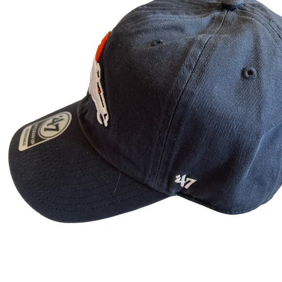 Denver Broncos Hat Adjustable Strapback NFL Cap One Size 47 Clean Up NEW - Picture 3 of 6